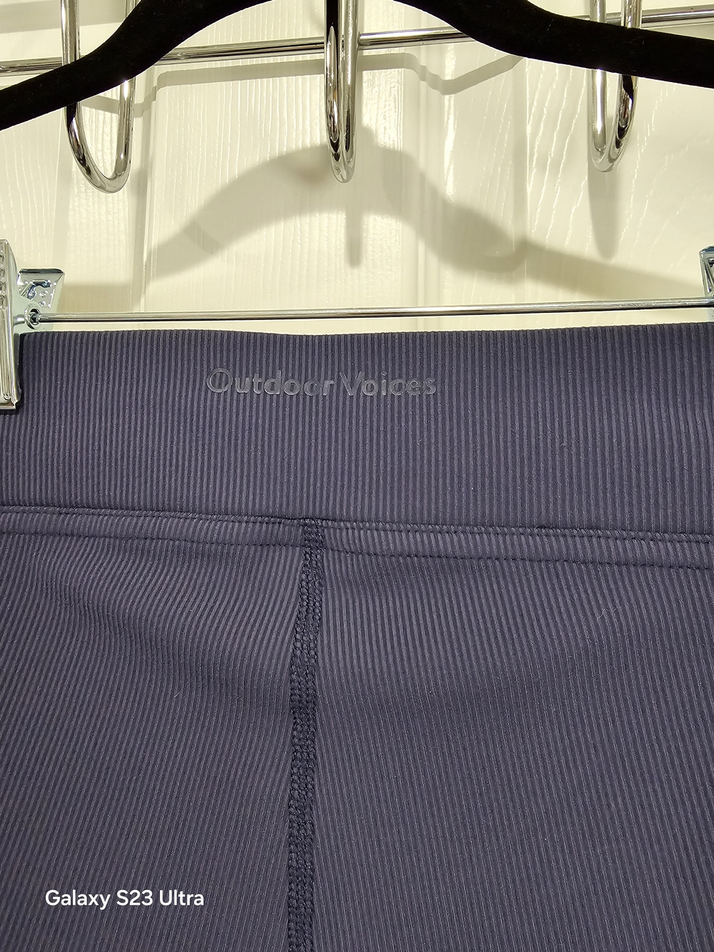 Outdoor Voices Superform Ribbed Dark Navy Flare Yoga Pants XS - Picture 8 of 14